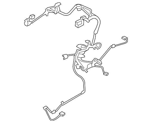 12-51-7-619-135 Деталь ENGINE HARNESS, LEFT