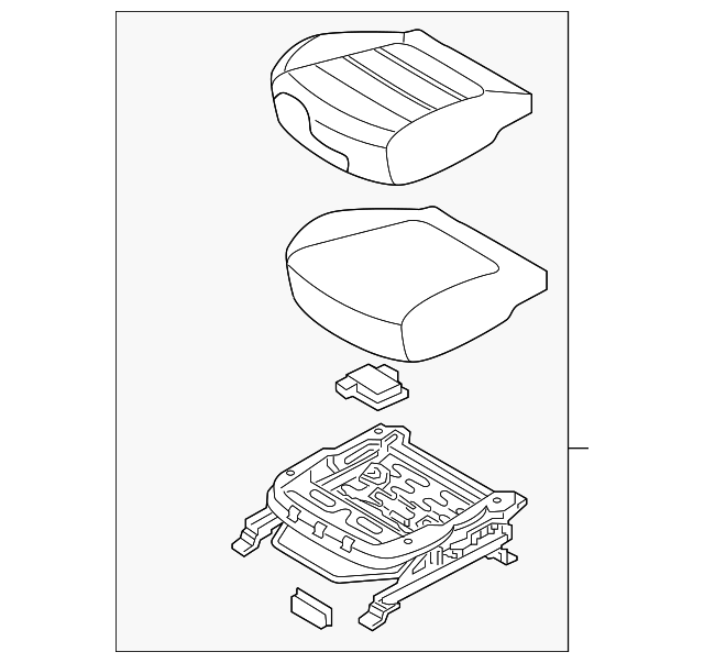 88200-C6000C61 Деталь CUSHION ASSY, RIGHT