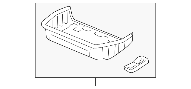 04652-TK8-999ZZ Деталь PAN SET, THIRD SEAT
