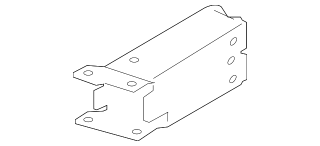51-11-7-301-581 Деталь BUMPER BRACKET, LEFT