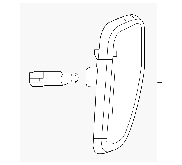 68256049AA Деталь SIDE MARKER LAMP, RIGHT
