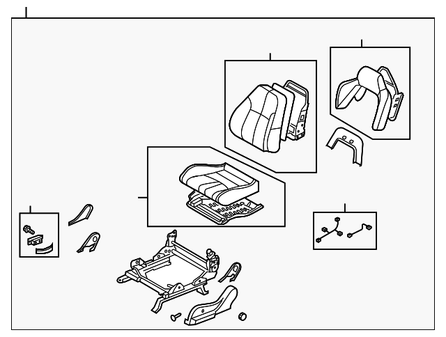 87050-CD070 Деталь SEAT ASSY