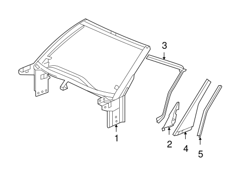 Corvette EXTERIOR TRIM - ROOF 2