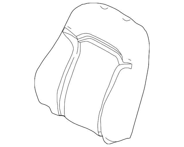 1BC651J3AA Деталь SEAT BACK ASSY, LEFT