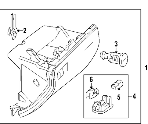 GL550 GLOVE BOX