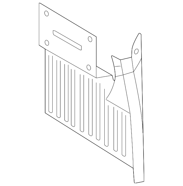 5125152AA Деталь SPLASH GUARD, LEFT