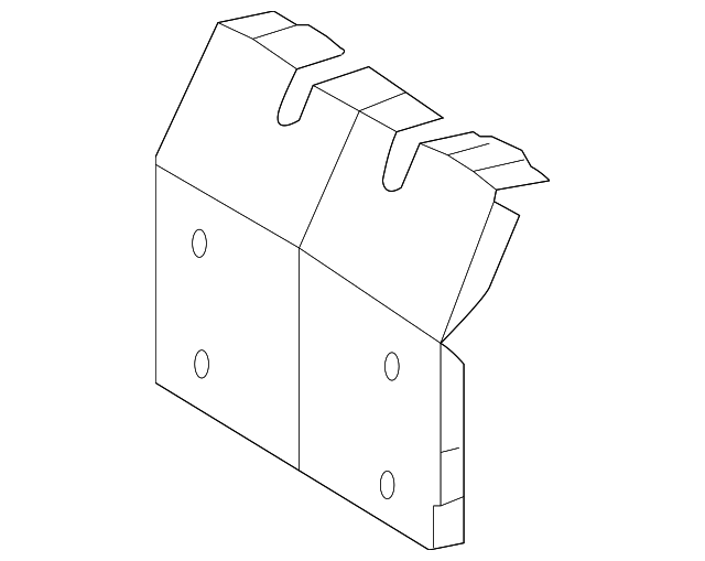 5125158AA Деталь BRACKET, LEFT