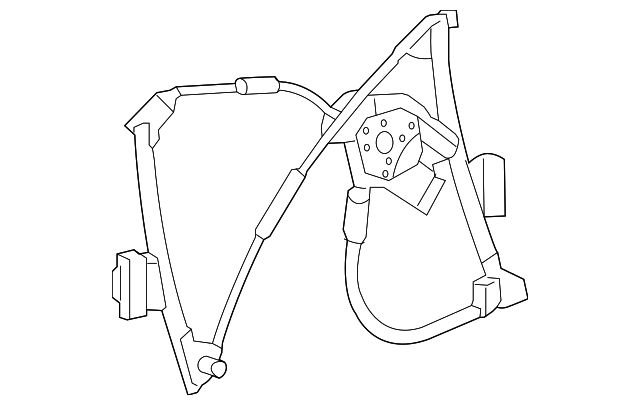 22895755 Деталь WINDOW REGULATOR, LEFT