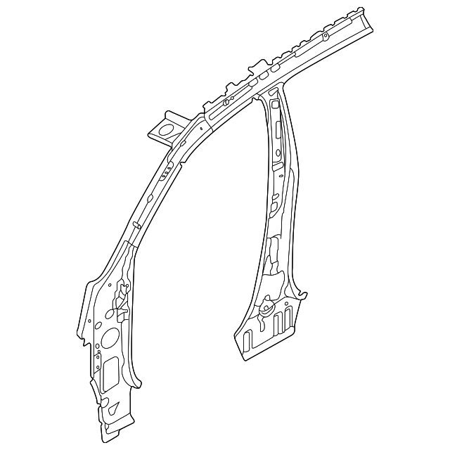 71202-1U500 Деталь INNER PANEL ASSY, RIGHT