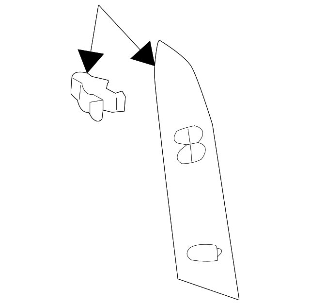 55412-AE010 Деталь RADIO TRIM, LEFT