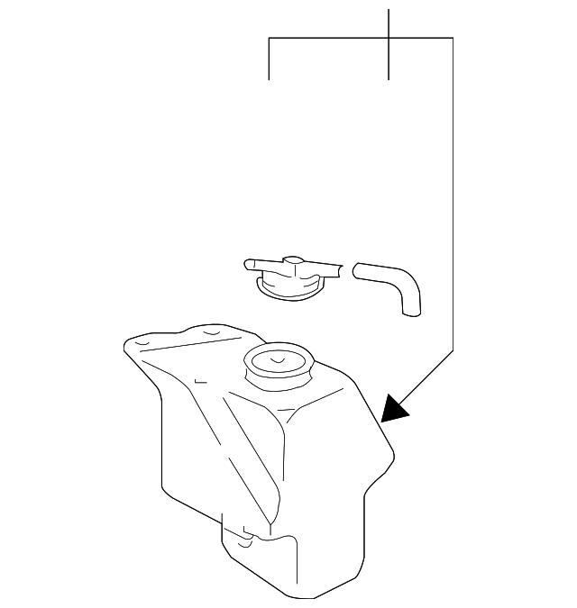 MR464624 Деталь RESERVOIR TANK