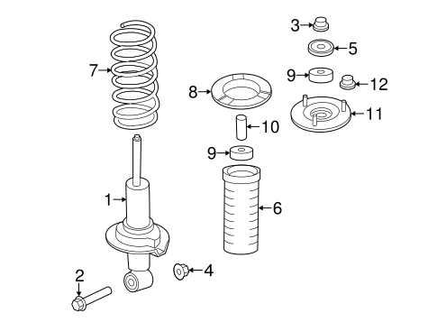 QX80 STRUTS & COMPONENTS 4