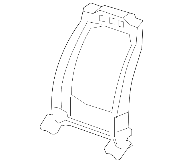 25947545 SEAT BACK FRAME, LEFT