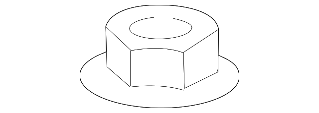 5125762AA Деталь SHOCK ASSY NUT, LEFT