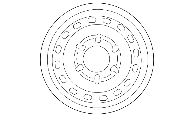 42601-04120 Деталь WHEEL, SPARE