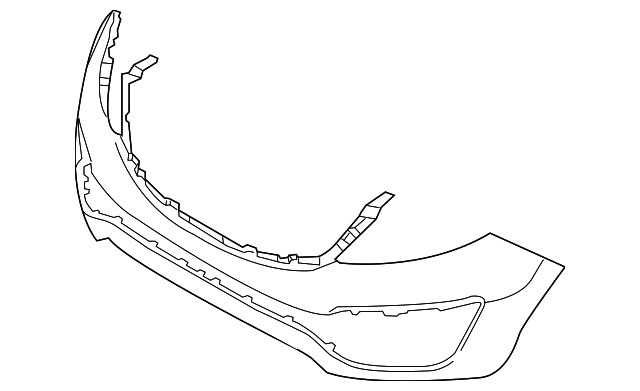 86511-3W000 Деталь BUMPER COVER