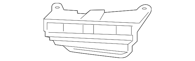 86588-3W500 Деталь OUTER GRILLE LOWER SUPPORT, RIGHT