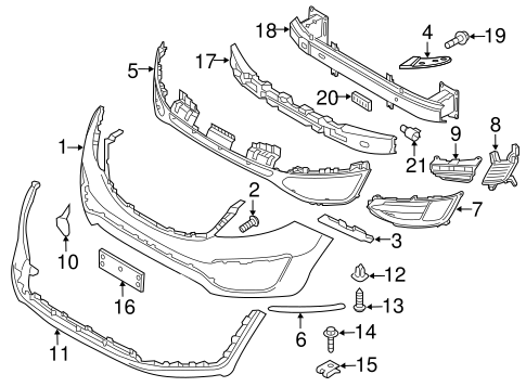 Sportage BUMPER & COMPONENTS - FRONT