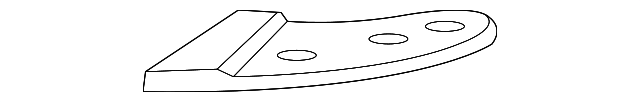 86551-3W000 Деталь UPPER BRACKET, LEFT