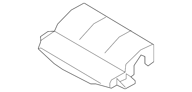 4C2Z-10A687-AA Деталь BATTERY COVER, RIGHT