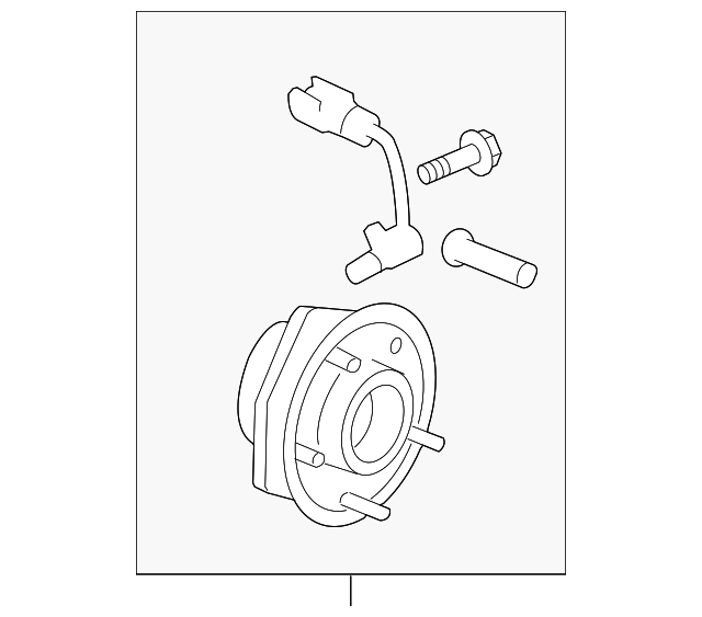 4342178J01 Деталь HUB & BEARING, RIGHT