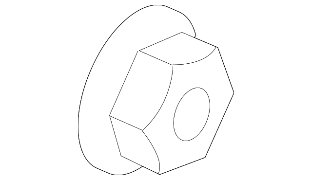 4345978J00 Деталь AXLE NUT, LEFT