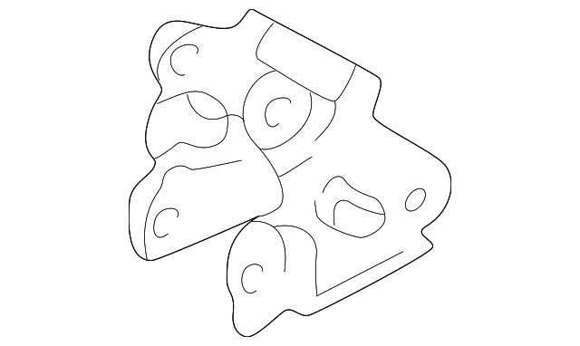 0K30B-39010C Деталь MOUNT BRACKET, RIGHT