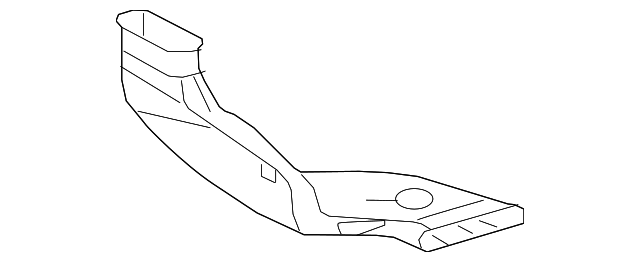 87212-04020 Деталь REAR DUCT, RIGHT