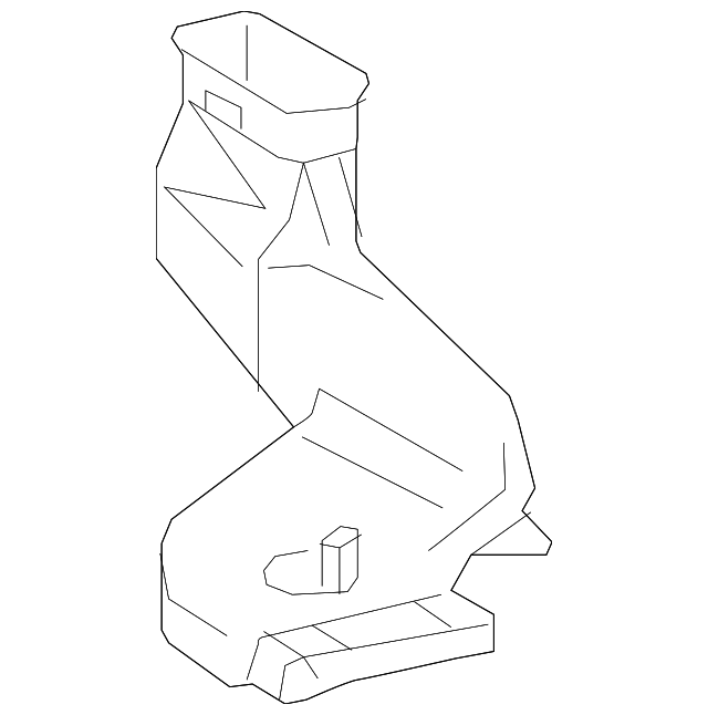 87213-04020 Деталь REAR DUCT, LEFT