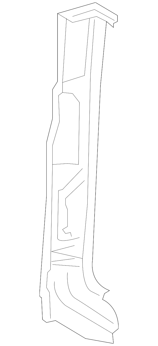 5104176AA Деталь CORNER PANEL, RIGHT