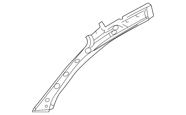 1K5-810-412-B Деталь WINDSHIELD PILLAR REINF, RIGHT