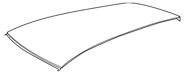 1K9-817-101-B Деталь ROOF PANEL