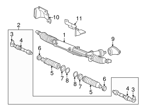 S4 STEERING GEAR & LINKAGE 2