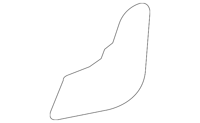 64894-JA00A INSULATOR, RIGHT