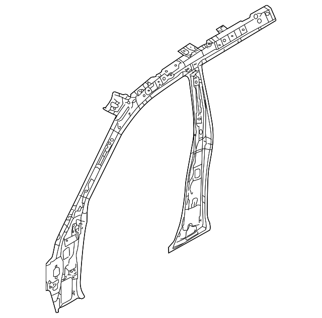 71202-2J010 Деталь INNER PILLAR, RIGHT