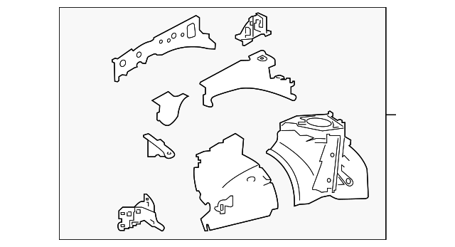 53702-12A50 Деталь APRON ASSY, LEFT