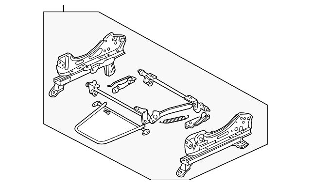 96469174 Деталь SEAT TRACK, LEFT