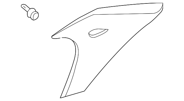 76934-3Z600 Деталь QTR PILLAR TRIM, RIGHT