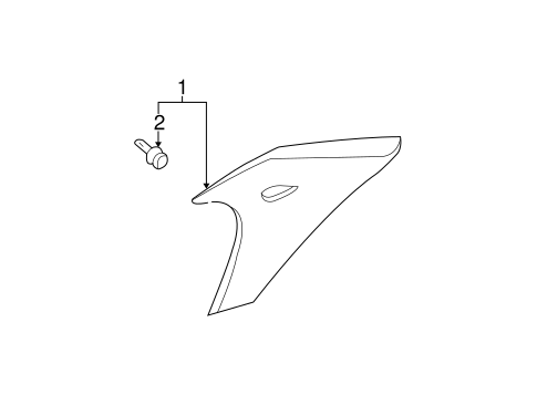 Altima INTERIOR TRIM - QUARTER PANELS