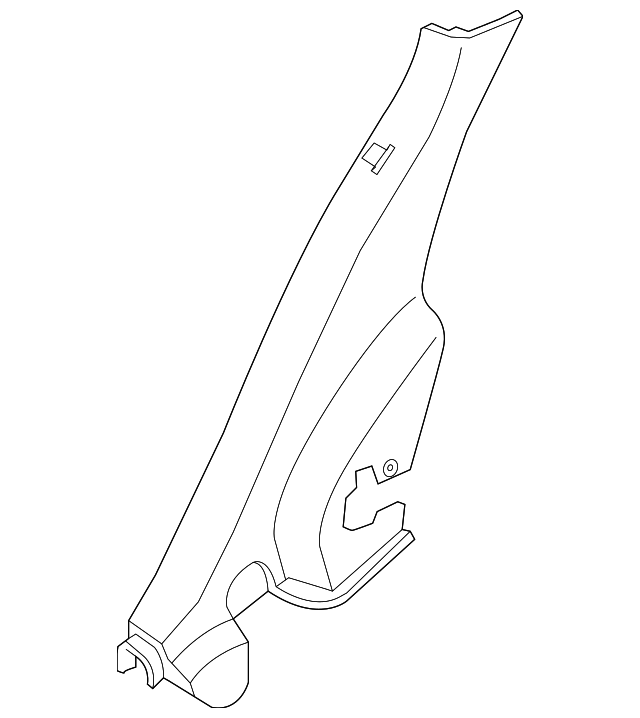 85890-1M200WK Деталь LOCK PILLAR TRIM, RIGHT