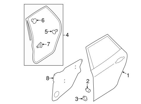 Impreza DOOR & COMPONENTS