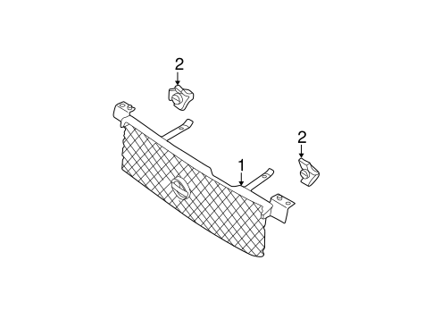 Sentra GRILLE & COMPONENTS