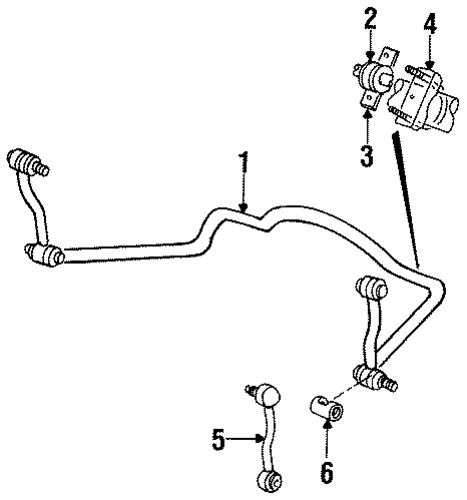 B2300 STABILIZER BAR & COMPONENTS