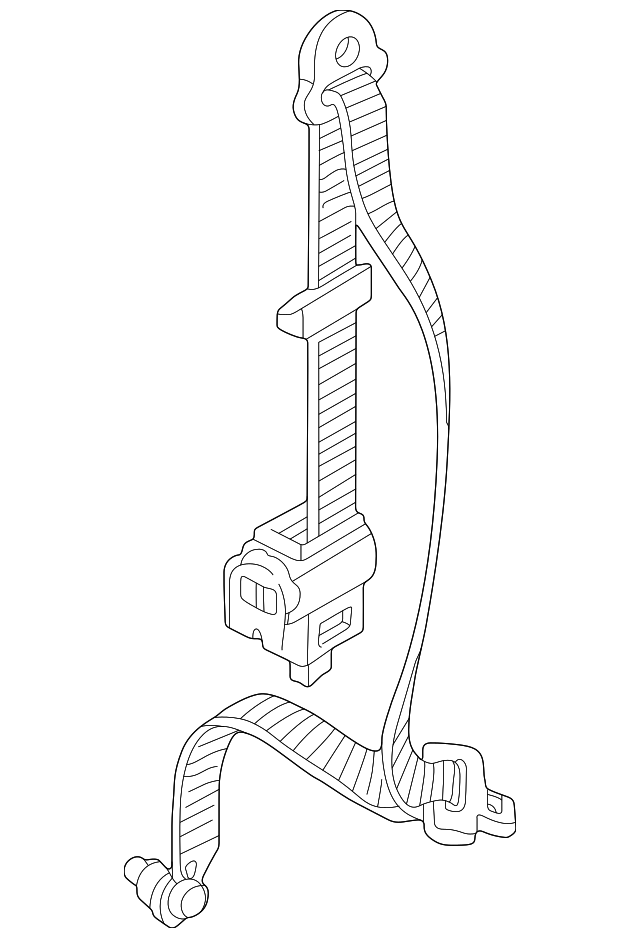 0K52Y-57711BCY Деталь BELT & RETRACTOR, LEFT