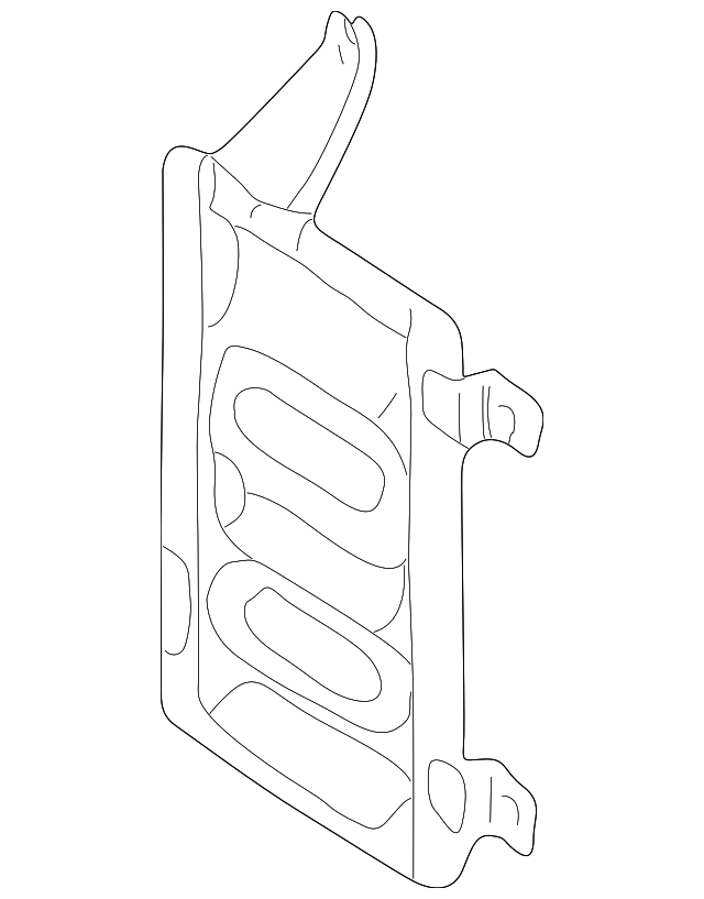 84963-7B000 Деталь PKG TRAY SUPPORT, LEFT