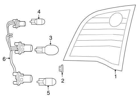 Routan BULBS - CHASSIS 5