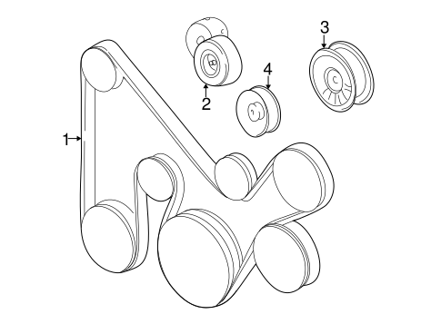 Montero BELTS & PULLEYS
