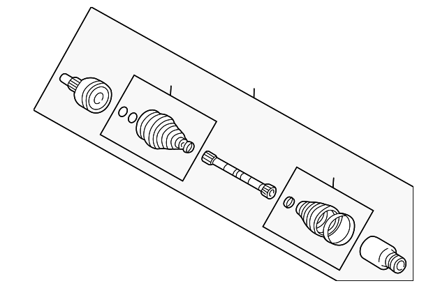 YL8Z3A427BA Деталь AXLE ASSY