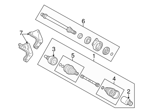 Escape DRIVE AXLES