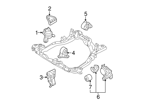 Sportage ENGINE & TRANS MOUNTING